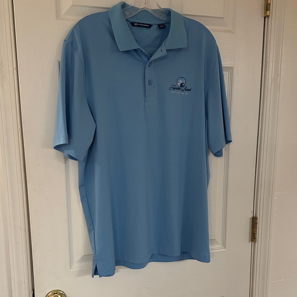 Cutter & Buck Light Blue Golf Shirt
